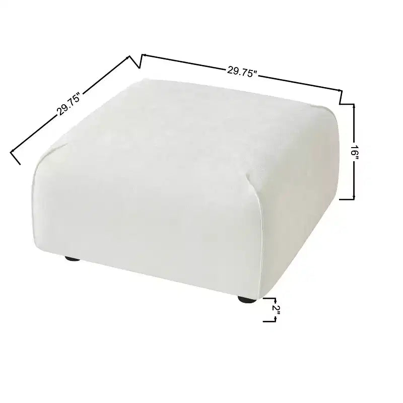 Christopher Knight Home Philomena Modern Upholstered Square Ottoman