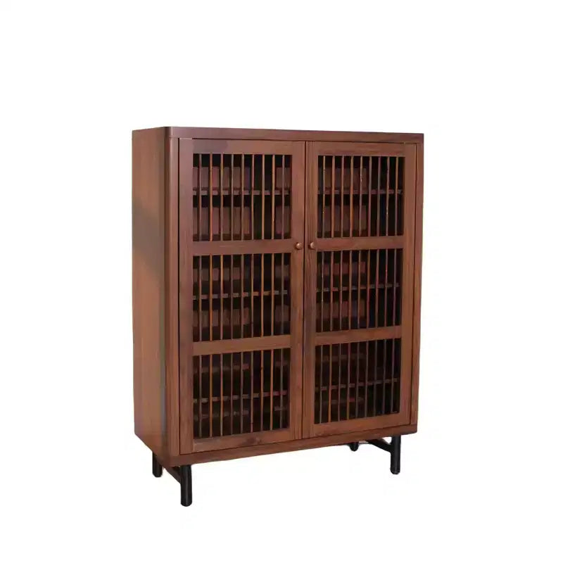 6-Tier Shoe Cabinet with Shutter Doors and Adjustable Shelves for Entryway