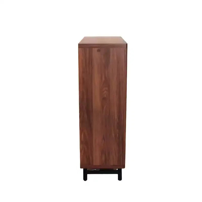 6-Tier Shoe Cabinet with Shutter Doors and Adjustable Shelves for Entryway