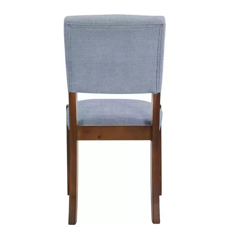 5-Piece Dining Table Set with 46-Inch Faux Marble Table and 4 Upholstered Chairs, Rubberwood Legs, for Dinette