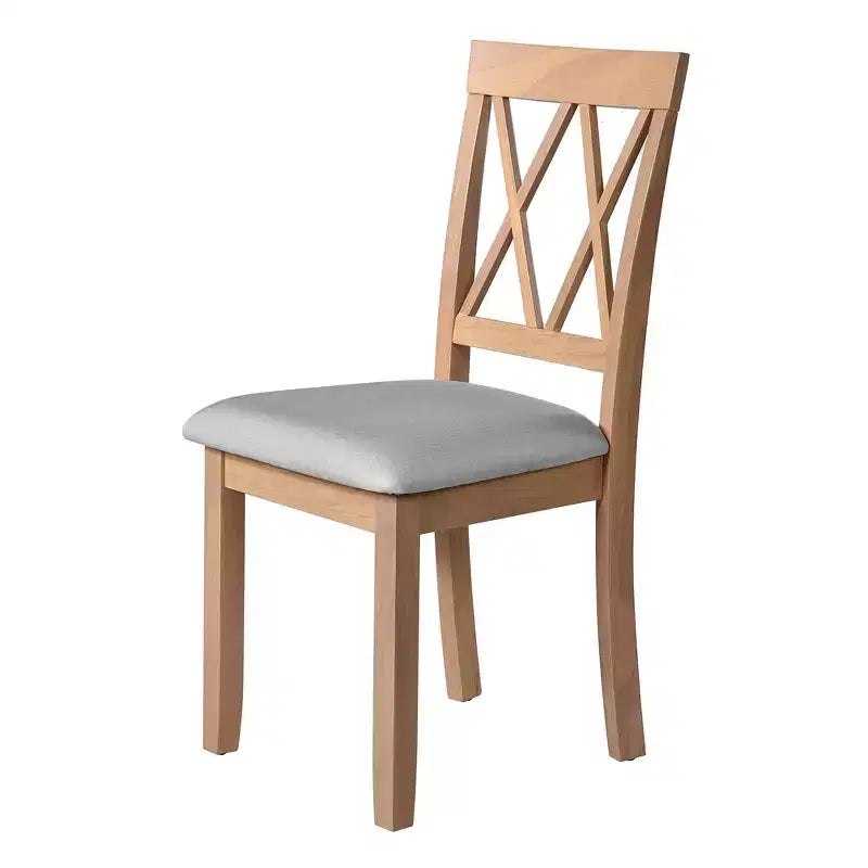 Extendable Dining Table Set with 2 Upholstered Chairs, Perfect for Compact Areas, Size Range 27.9x29.5in to 45.67x29.5in