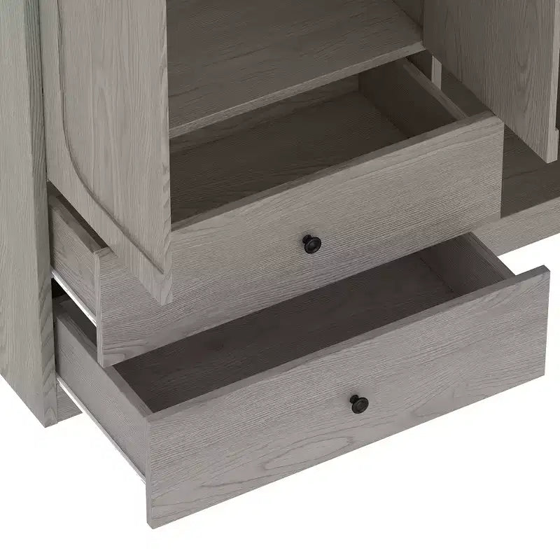 Armoire multifonctionnelle GDFStudio Phyllis en bois avec bureau convertible