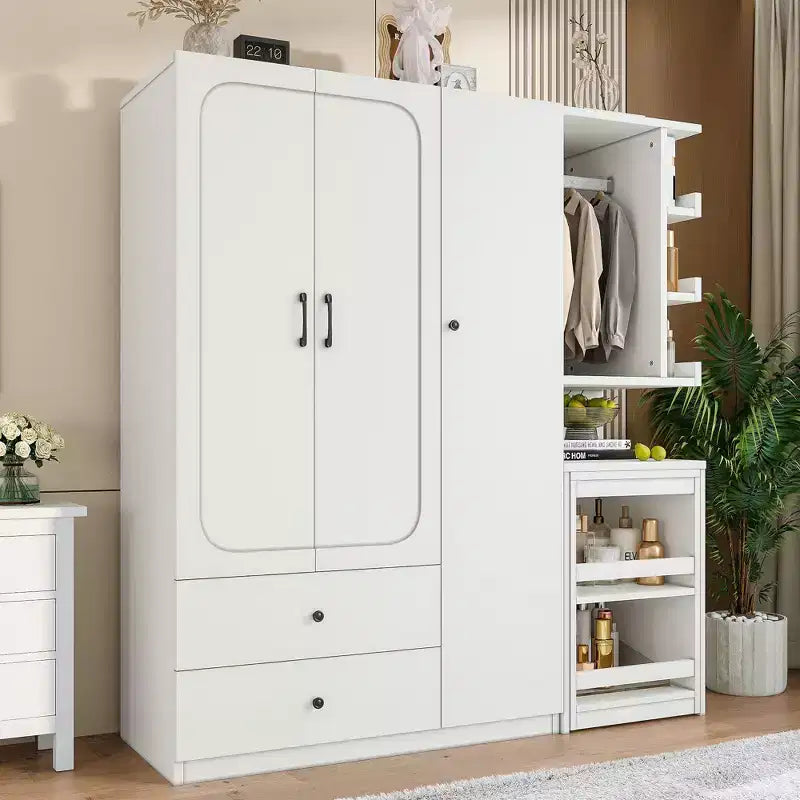 Armoire multifonctionnelle GDFStudio Phyllis en bois avec bureau convertible