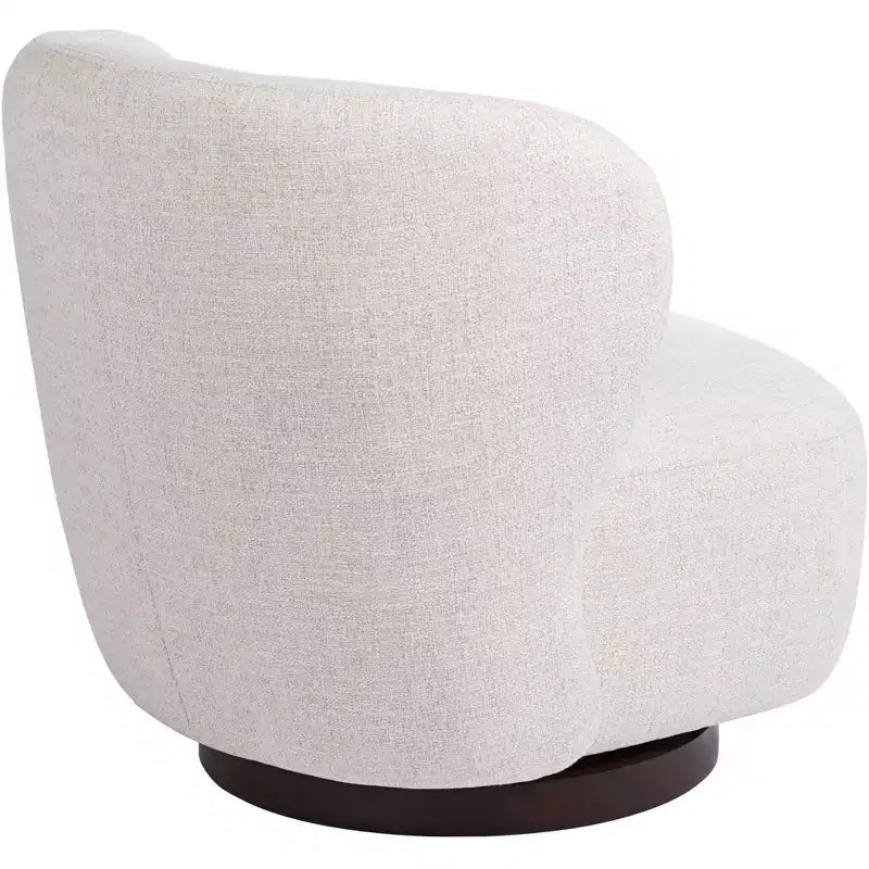 Studio 55D Pomona Crème 30 Large Fauteuil Occasionnel Pivotant Nathan Wheat