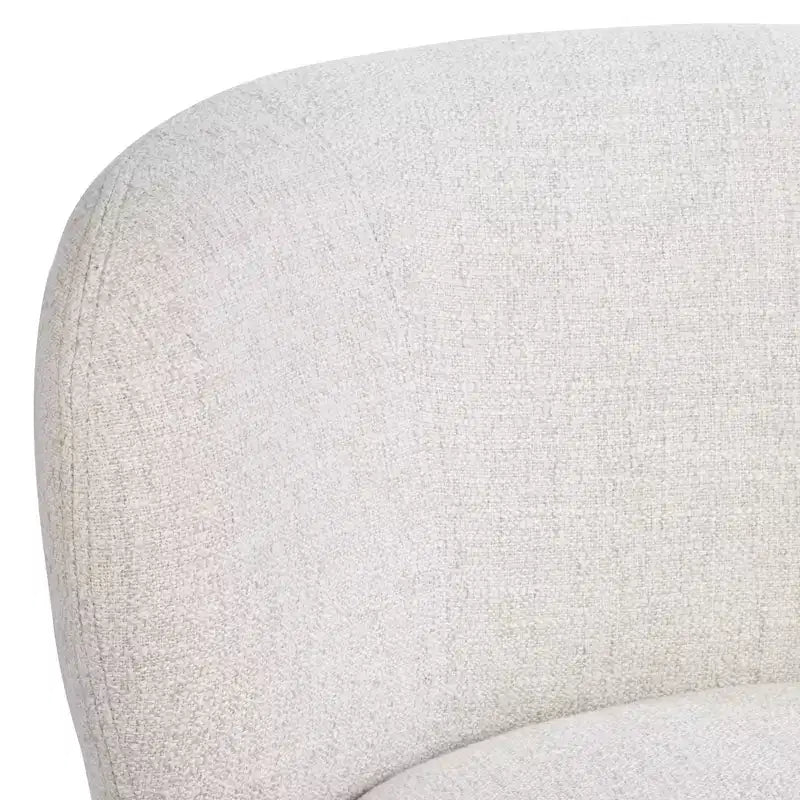 Studio 55D Pomona Crème 30 Large Fauteuil Occasionnel Pivotant Nathan Wheat
