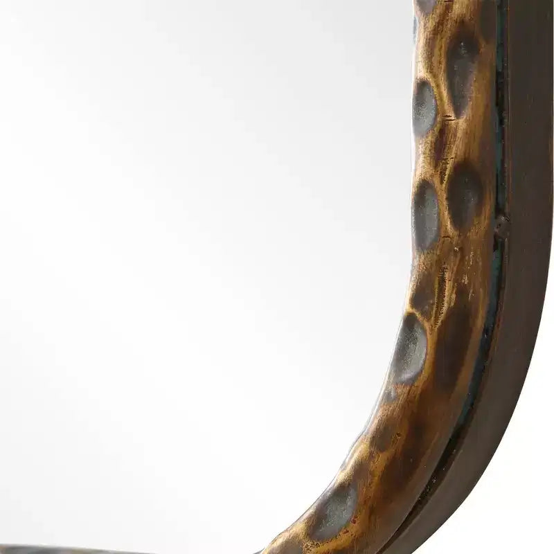 Miroir de vanité rectangulaire Uttermost A Little Knotty bronze 20 x 30