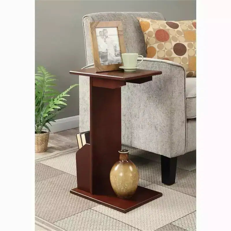 Table d'appoint ronde en bois HomeStock 1 pièce