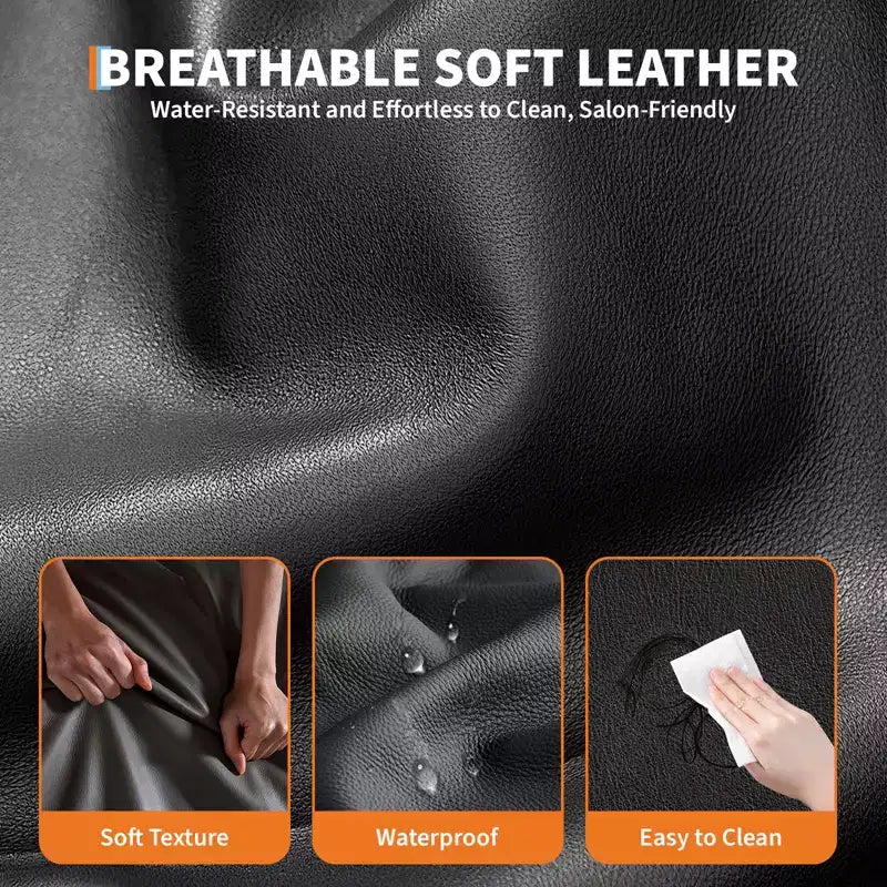 Fauteuil de salon inclinable pivotant à 360°, appui-tête réglable, coussin en éponge haute densité, fauteuil de relaxation, pour la maison, le salon