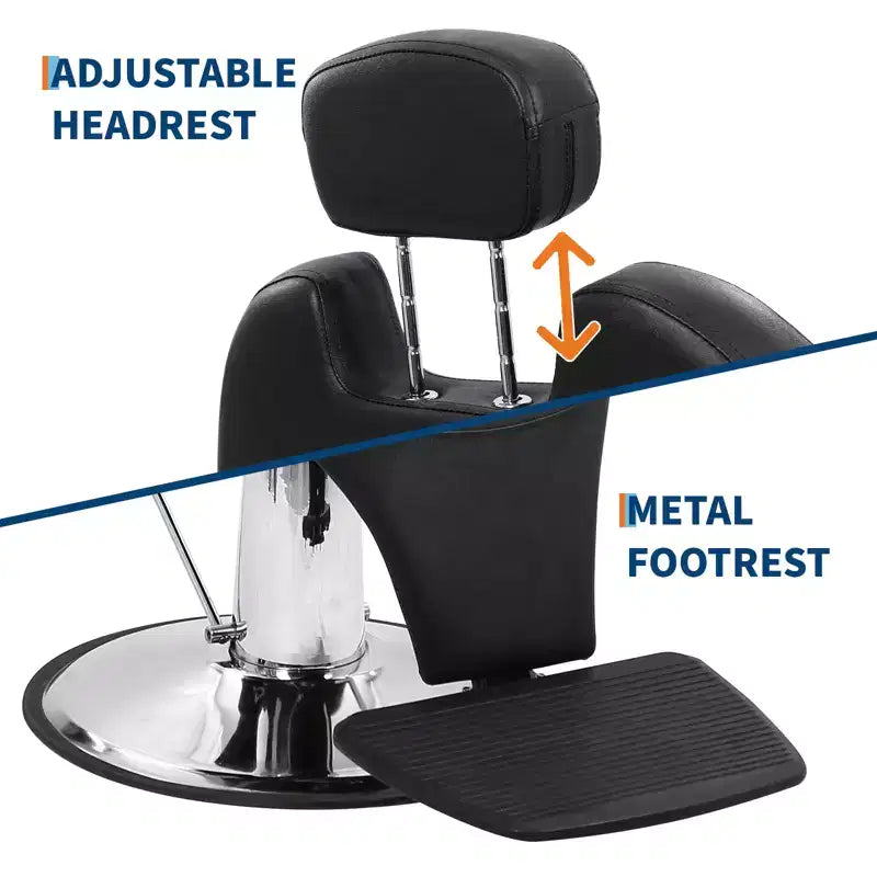 Fauteuil de salon inclinable pivotant à 360°, appui-tête réglable, coussin en éponge haute densité, fauteuil de relaxation, pour la maison, le salon