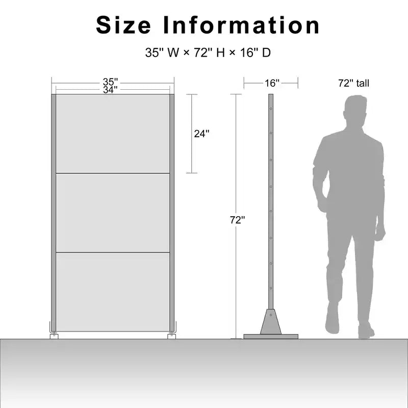 MAYEERTY 72x47 Écran extérieur naturel de panneau d'intimité blanc, ensemble de 3 pièces de séparateur pliant naturel pour cour arrière et jardin