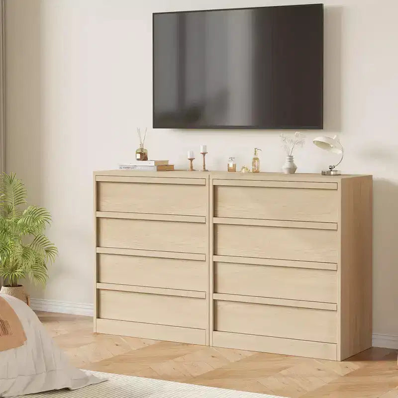 Commode de Rangement COZONY 3/4/5/7 Tiroirs, Grande Commodes Haute, Table de Chevet Moderne et Mince pour Chambre à Coucher, Salon