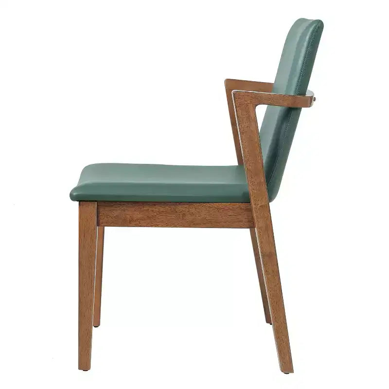 Christopher Knight Home Chaises de salle à manger Chaiwat modernes en bois d'hévéa rembourrées avec dossier