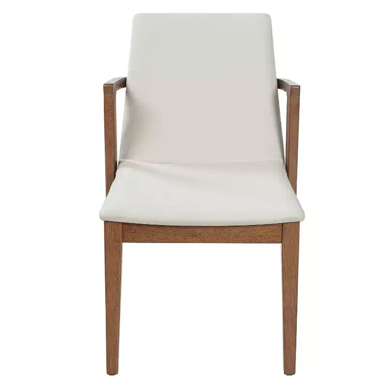 Christopher Knight Home Chaises de salle à manger Chaiwat modernes en bois d'hévéa rembourrées avec dossier