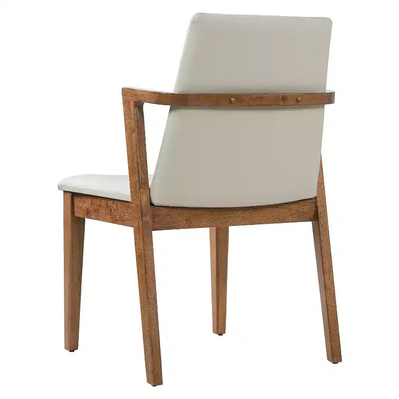 Christopher Knight Home Chaises de salle à manger Chaiwat modernes en bois d'hévéa rembourrées avec dossier