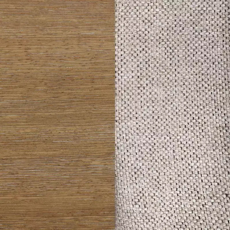 Nathan James Lot de 2 tabourets de bar Linus Beige/Marron clair