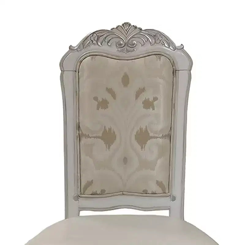 25.75" Dresden Dining Chair: Upholstered, Tufted Back, Composite Wood - Acme Furniture