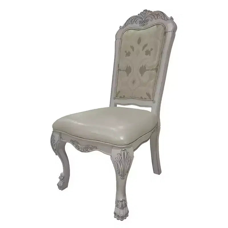 25.75" Dresden Dining Chair: Upholstered, Tufted Back, Composite Wood - Acme Furniture