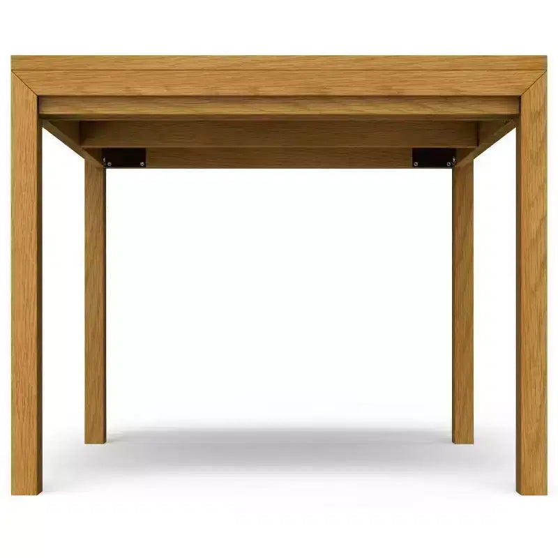 WyndenHall Saige Rectangle Dining Table Oak Veneer: Solid Wood, Seats 6, Straight Legs
