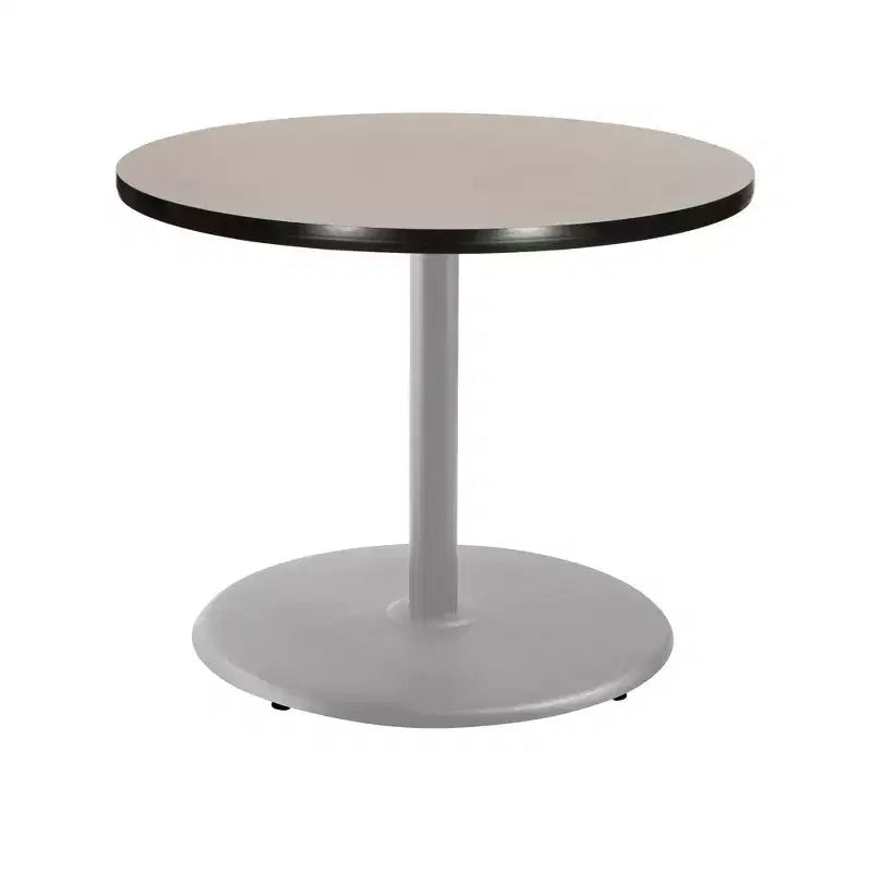 Hampden Furnishings 30" Bennet Collection Round Dining Table Gray/Gray Nebula