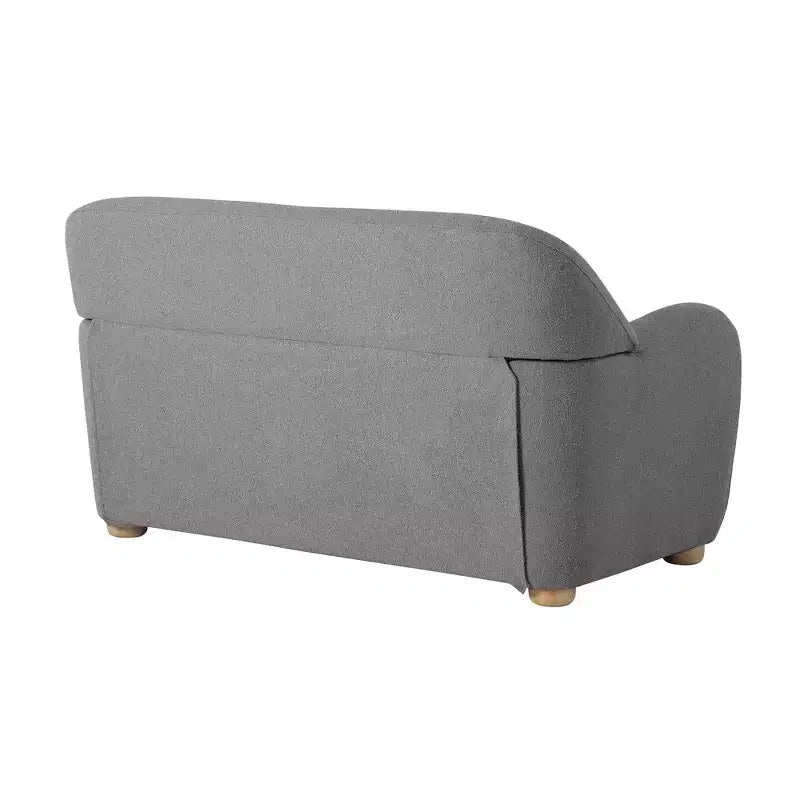 Lifestyle Solutions Jade Loveseat Gray Boucle