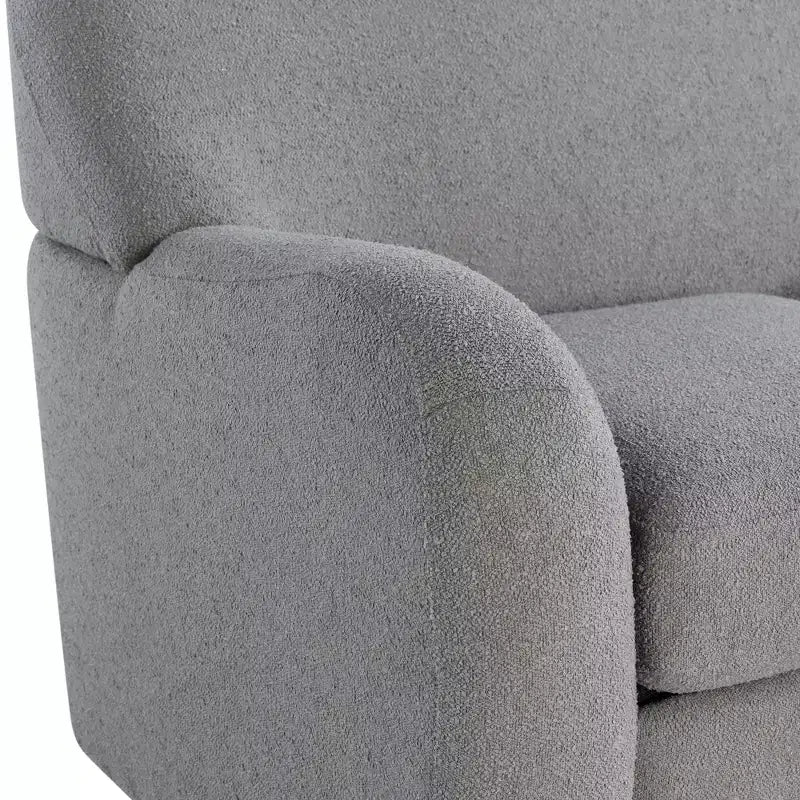 Lifestyle Solutions Jade Loveseat Gray Boucle