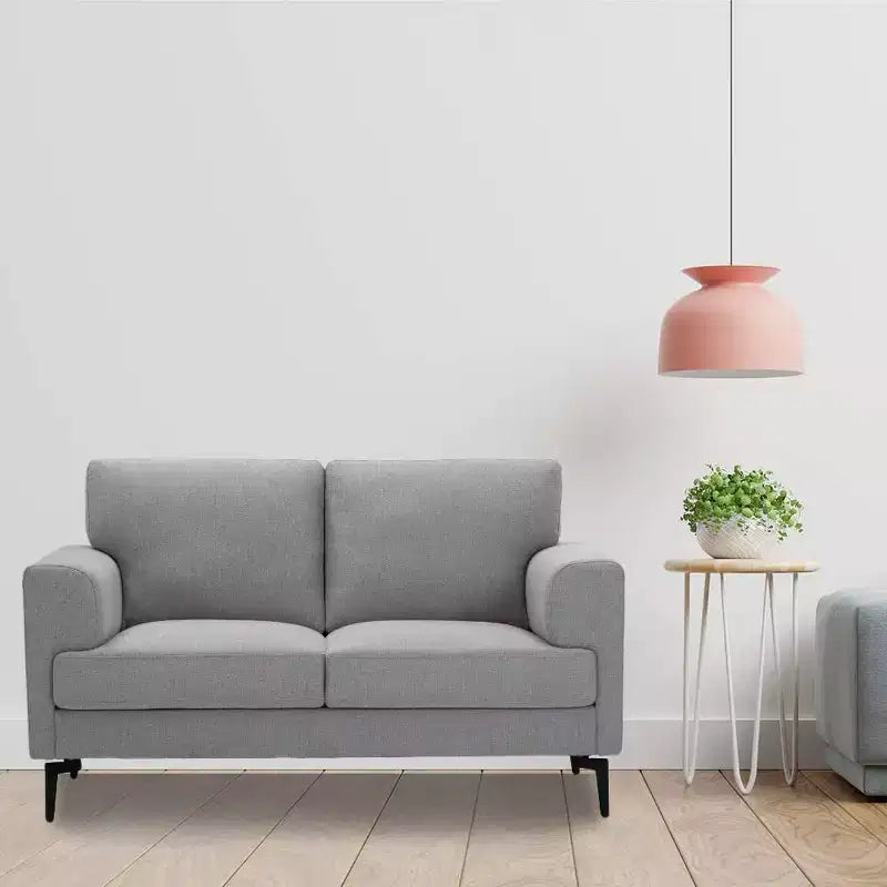Canapé Kyrene en lin gris clair Acme Furniture