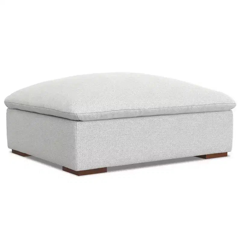 WyndenHall Marlee 2 Seater Sofa and Ottoman Cloud Gray
