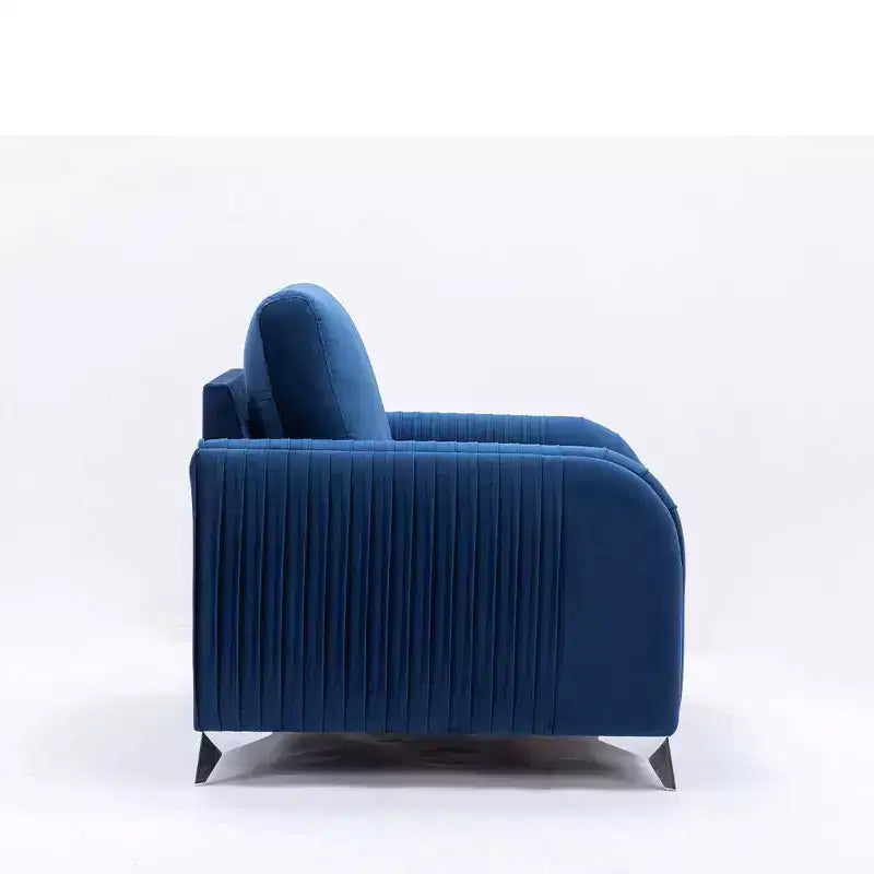 Canapé Wenona en velours bleu Acme Furniture 79 po