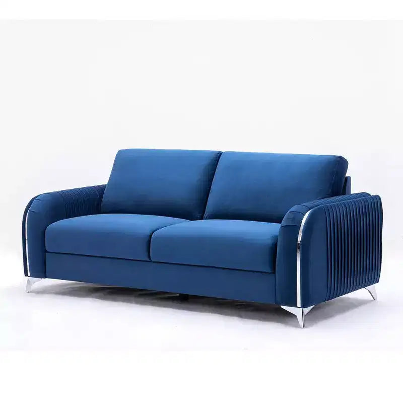 Canapé Wenona en velours bleu Acme Furniture 79 po
