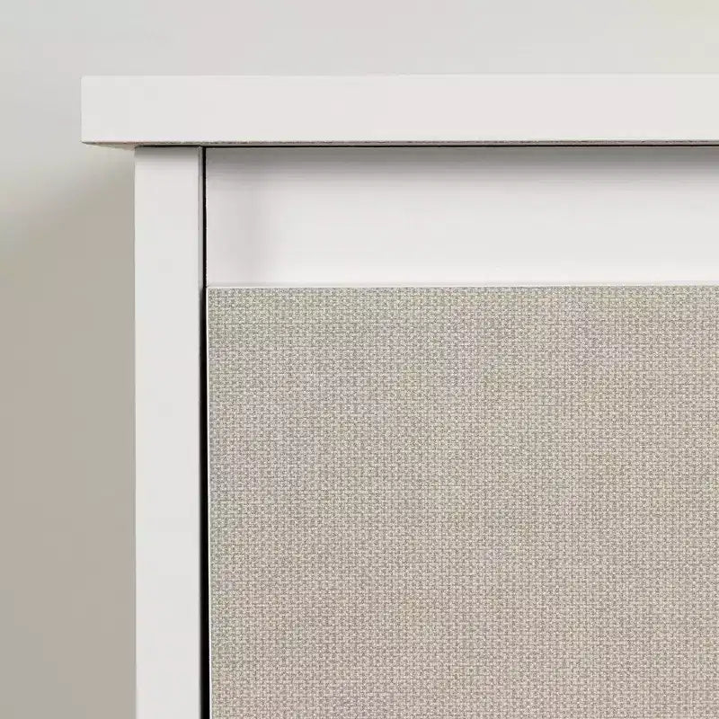 South Shore 6 Drawer Double Dresser White/Beige
