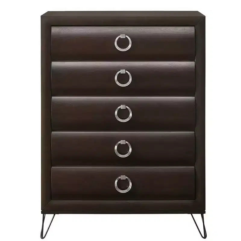 Commode Tablita d'Acme Furniture, fini merlot foncé