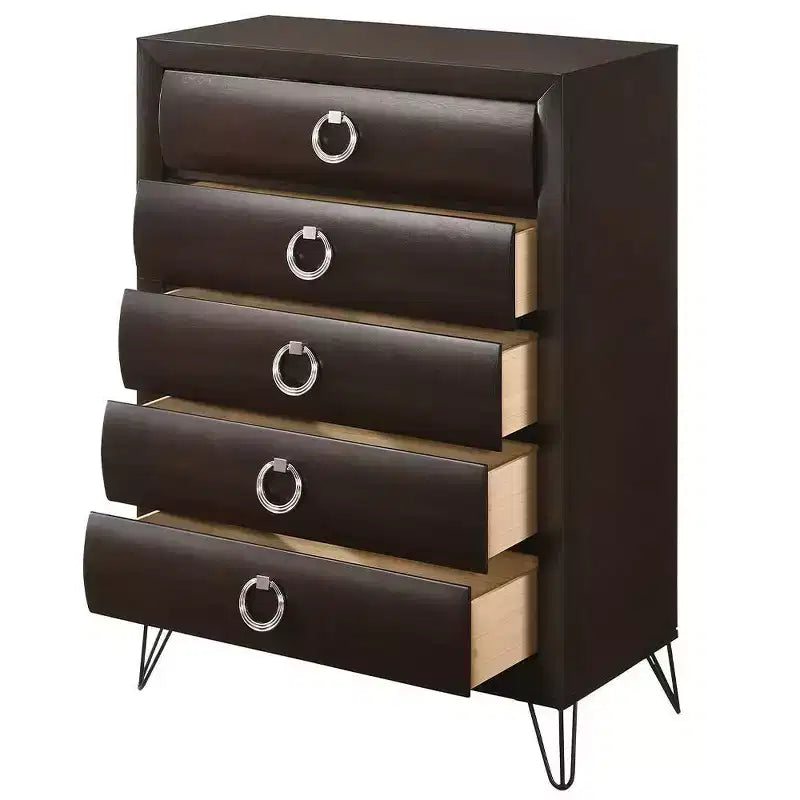 Commode Tablita d'Acme Furniture, fini merlot foncé