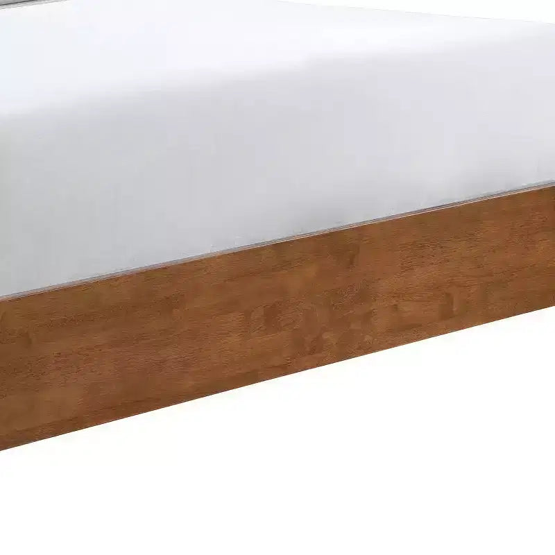 HOMES: Inside + Out 3pc Queen Riverstone Mid-Century Modern Bedroom Set with 2 Nightstands Walnut