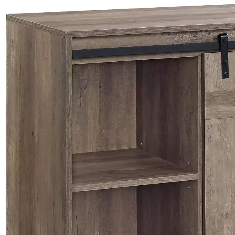 Acme Furniture 60" Bellarosa TV Stand for TVs up to 60" Gray Washed Finish