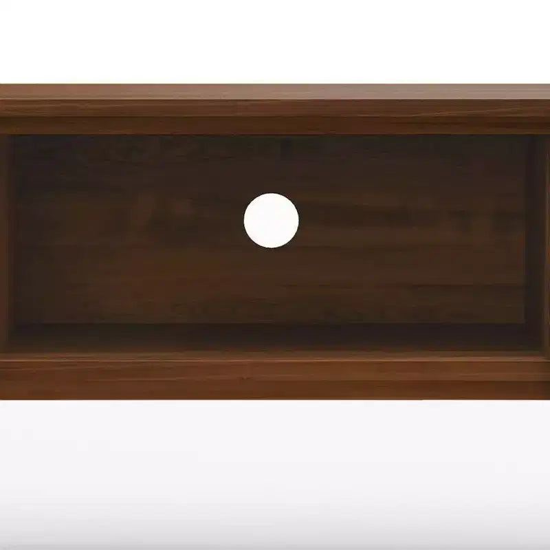 Mitchell 72" TV Stand for TVs up to 80" Walnut - WyndenHall: Media Console with Fixed & Open Shelves