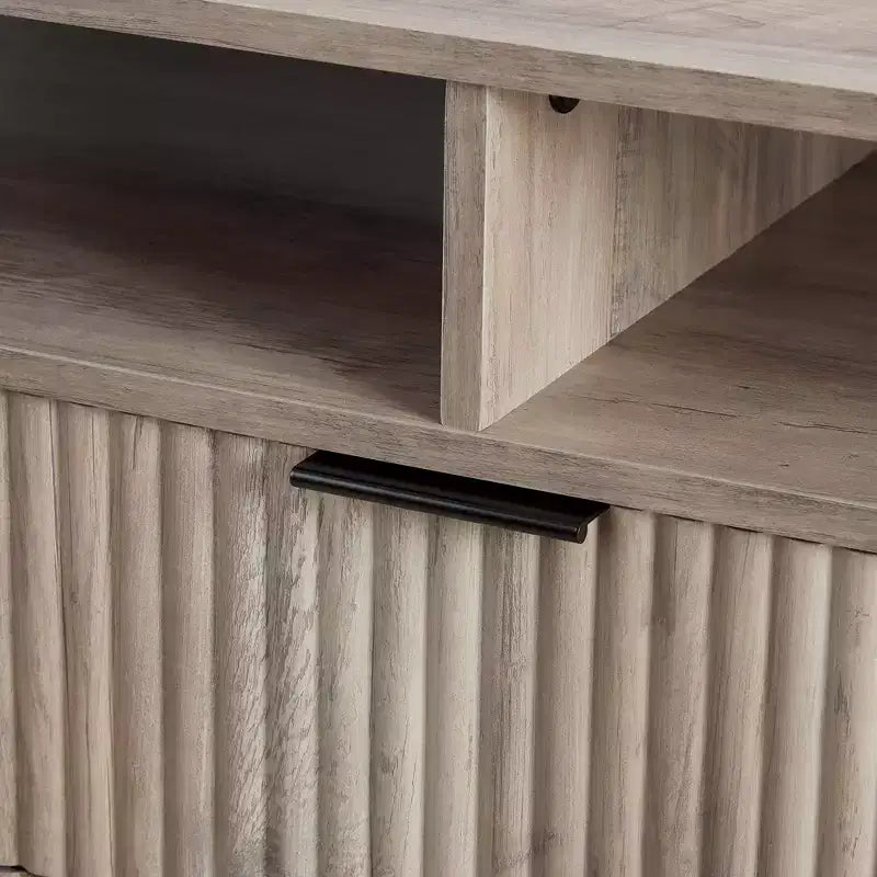 Meuble TV Dumbo 160 cm de Manhattan Comfort pour téléviseurs jusqu'à 60", gris rustique