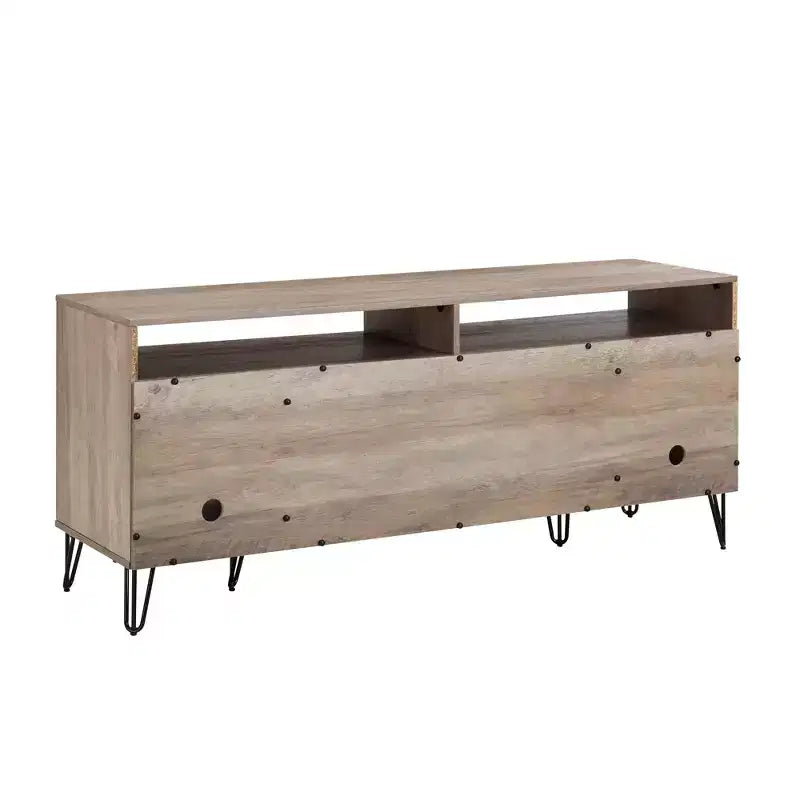 Meuble TV Dumbo 160 cm de Manhattan Comfort pour téléviseurs jusqu'à 60", gris rustique