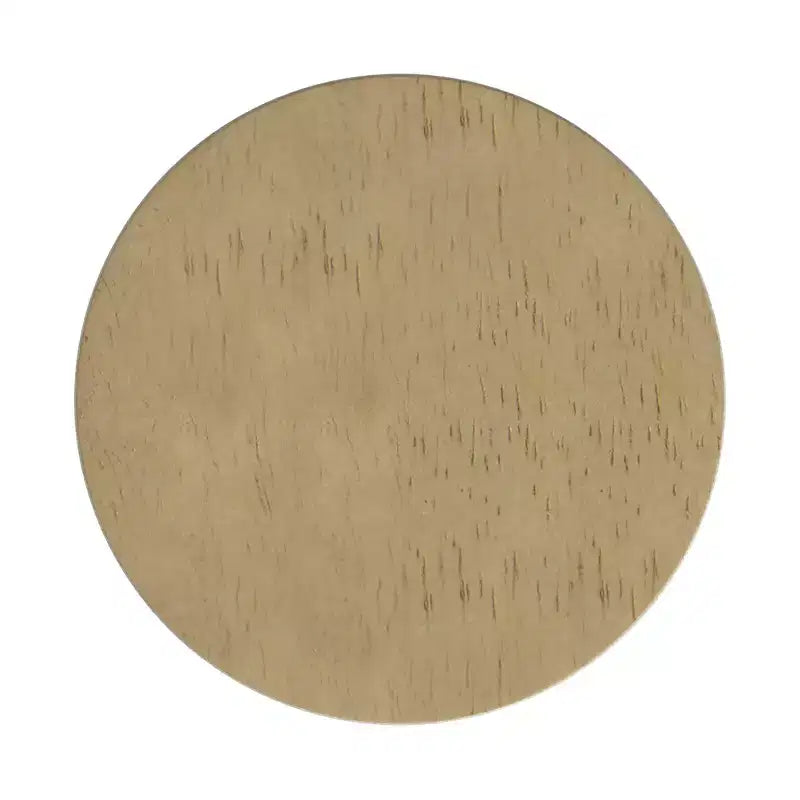 Wood Top Storage Ottoman Light Gray - HomePop: Upholstered, Round, Padded, Wooden Frame
