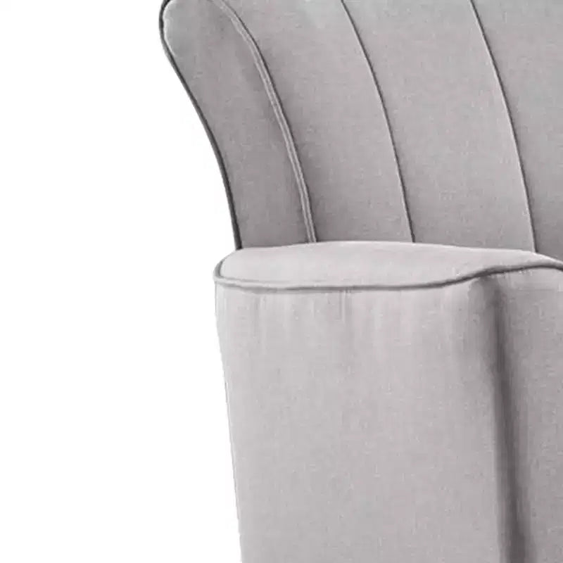 34.25" Denzell Active Sitting Chair Light Gray Linen - Acme Furniture