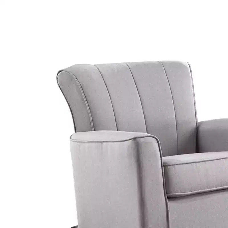 34.25" Denzell Active Sitting Chair Light Gray Linen - Acme Furniture