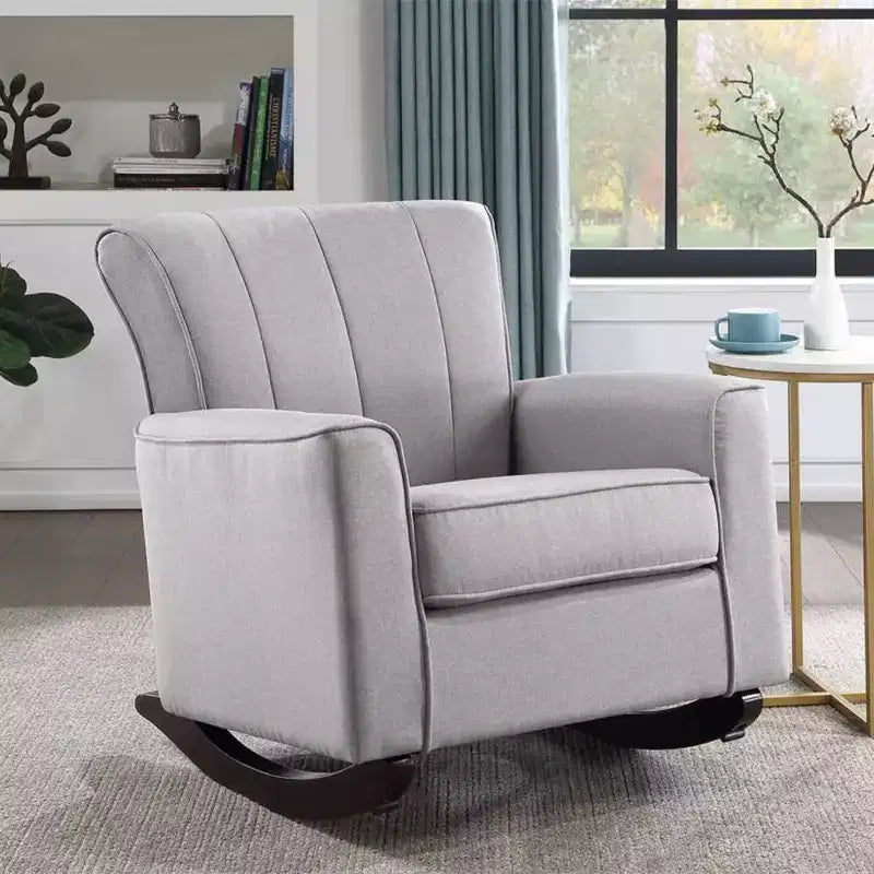 34.25" Denzell Active Sitting Chair Light Gray Linen - Acme Furniture