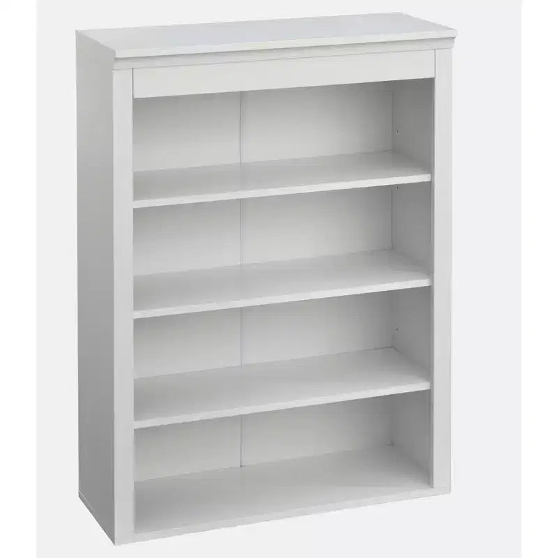 Lifestorey 2pc Harrington Modular Faux Marble Office Cabinet Set Hutch White: Farmhouse Style, Faux Marble Surface, MDF Construction