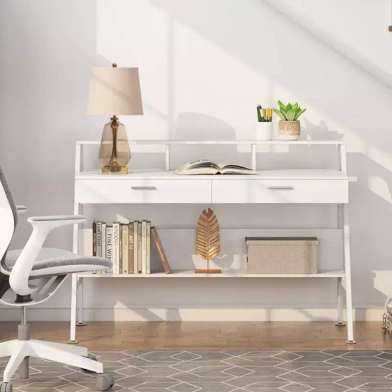 LITTLE TREE Bureau d'ordinateur moderne 47" blanc