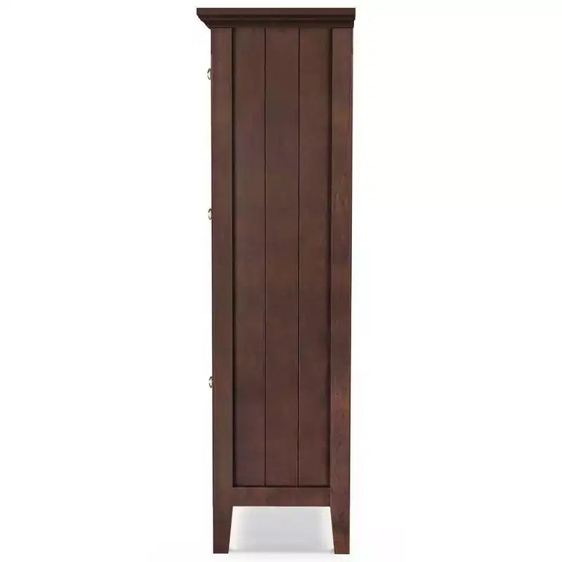 WyndenHall Normandy Entryway Shoe Storage Cabinet: Holds 16-24 Pairs, Tilt Open, Large Drawer