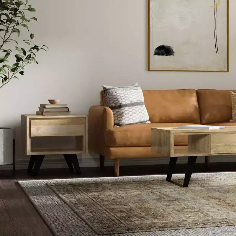 Table d'appoint WyndenHall Mitchell, naturelle