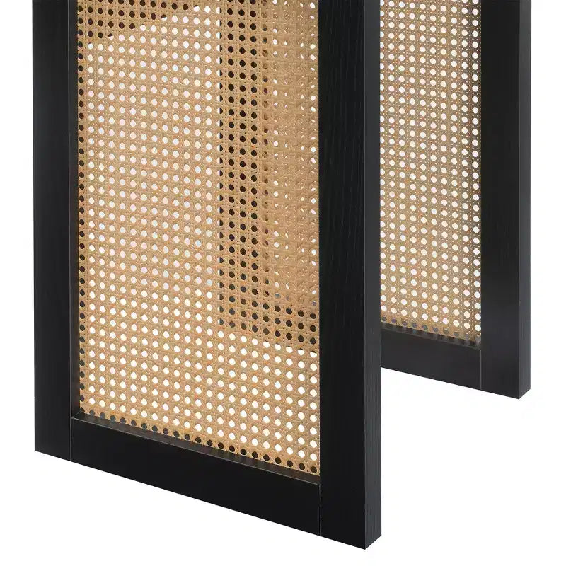 Table d'appoint Breighton Home Northfield Weave en noir/beige orge