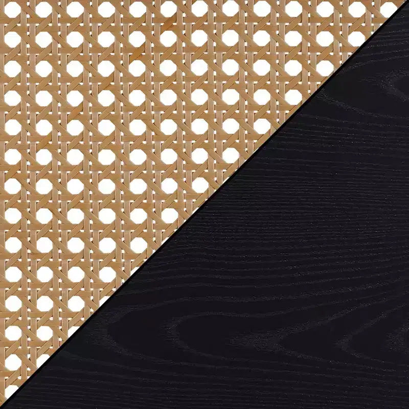 Table d'appoint Breighton Home Northfield Weave en noir/beige orge