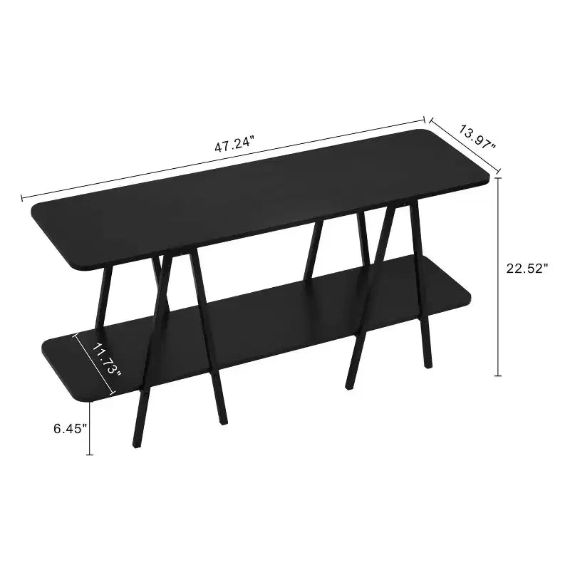 Manhattan Comfort Celine Bahut moderne noir 47.24 po