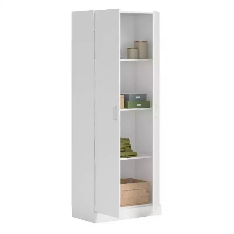 Armoire de rangement Sauder 2 portes blanche