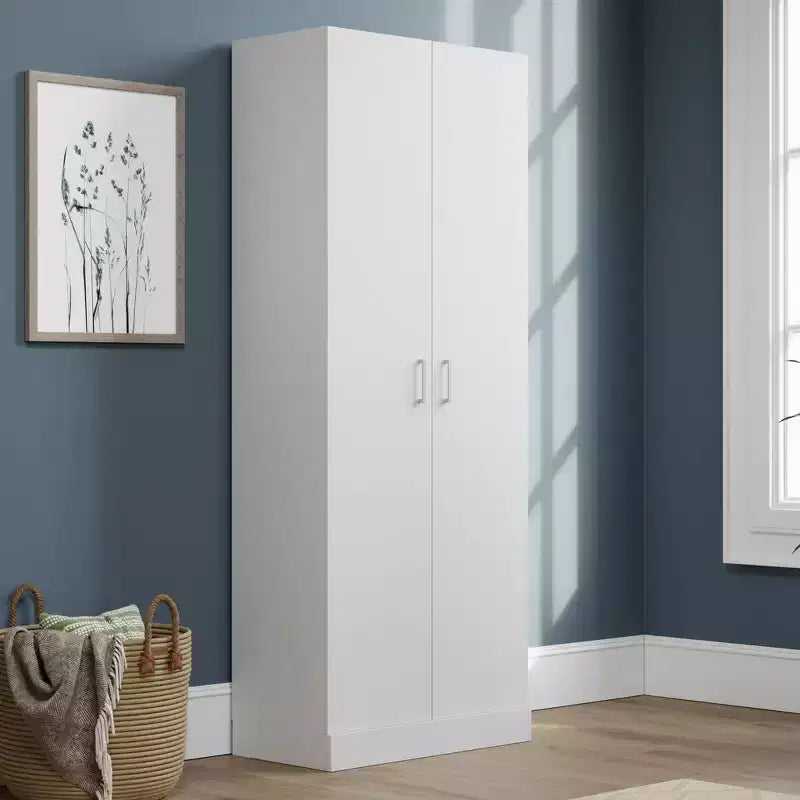 Armoire de rangement Sauder 2 portes blanche
